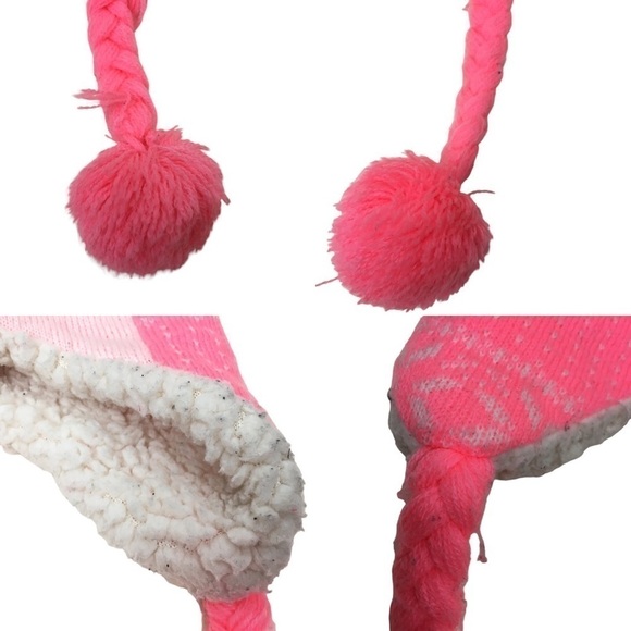 Girl’s Winter Gear Hats Beanie Gloves Cat Sock Monkey Fox Minnie Mouse JoJo Siwa - Picture 10 of 16